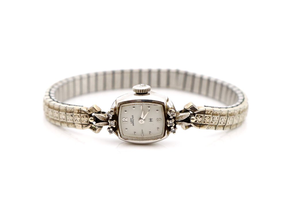 Image for 14k WG Hamilton Ladies Wrist Watch