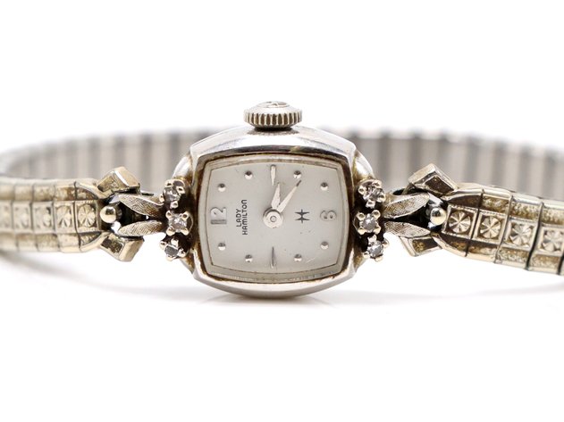 Image for 14k WG Hamilton Ladies Wrist Watch