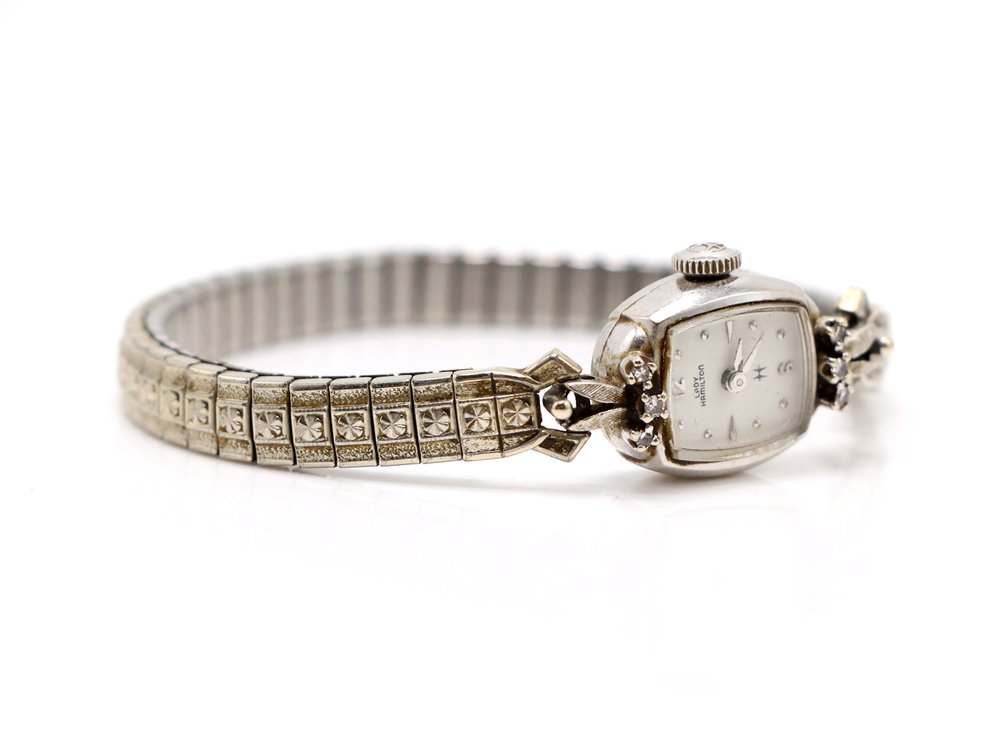 Image for 14k WG Hamilton Ladies Wrist Watch