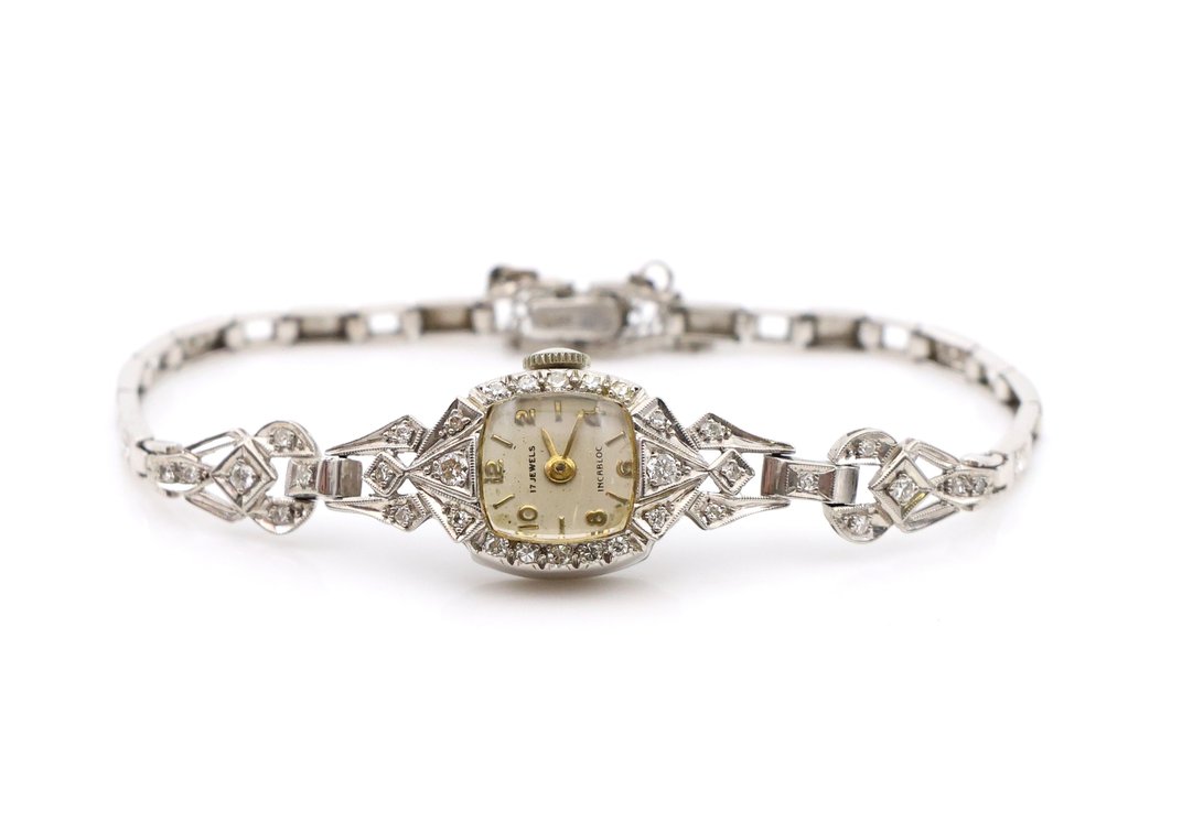 Image for 14k WG Ladies Wrist Watch