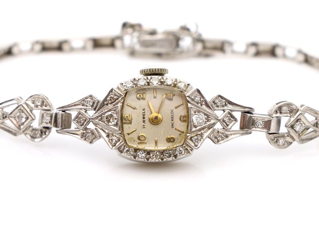 Image for 14k WG Ladies Wrist Watch