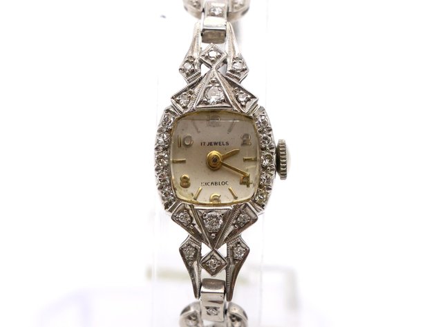 Image for 14k WG Ladies Wrist Watch