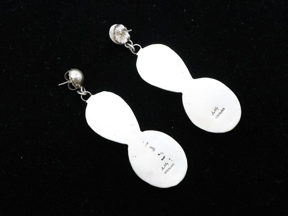 Image for Archie Martinez Sterling Silver Squash Blossom Necklace