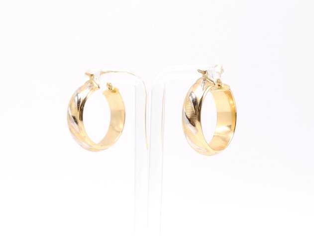 Image for 14k YG Hoop Earrings