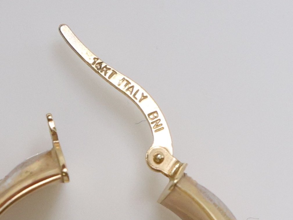 Image for 14k YG Hoop Earrings