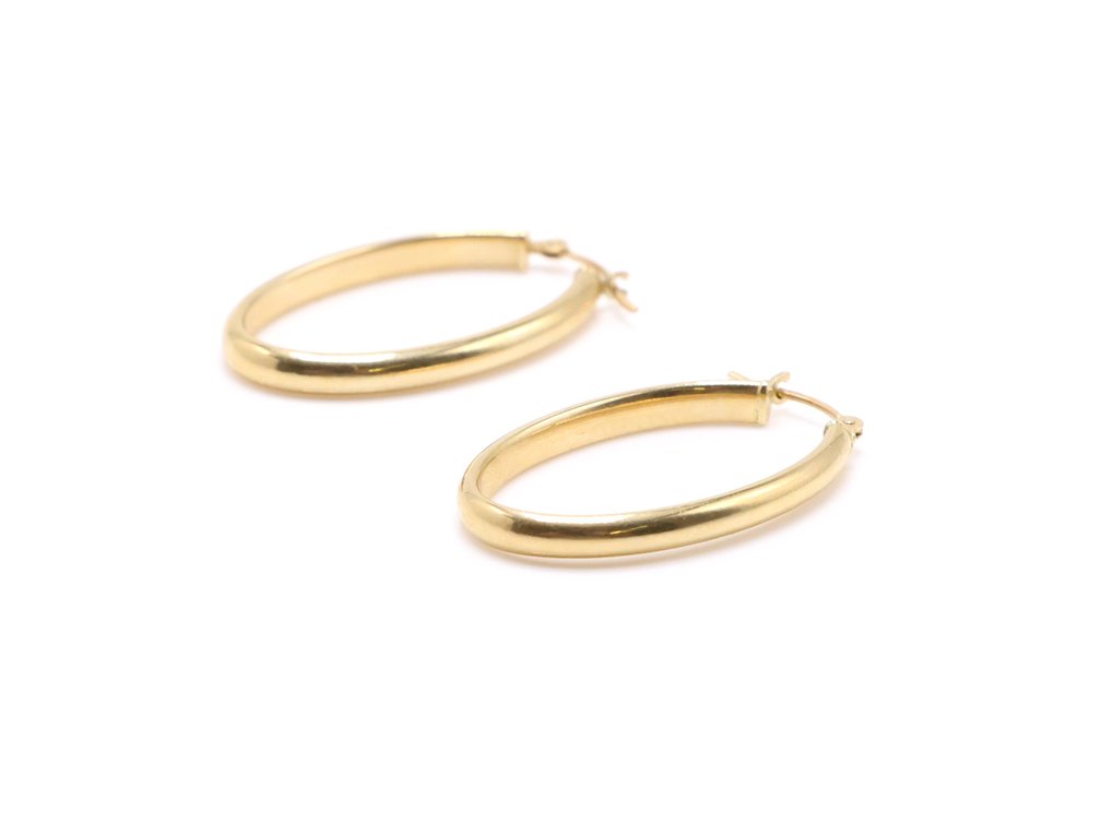 Image for 14k YG Hoop Earrings