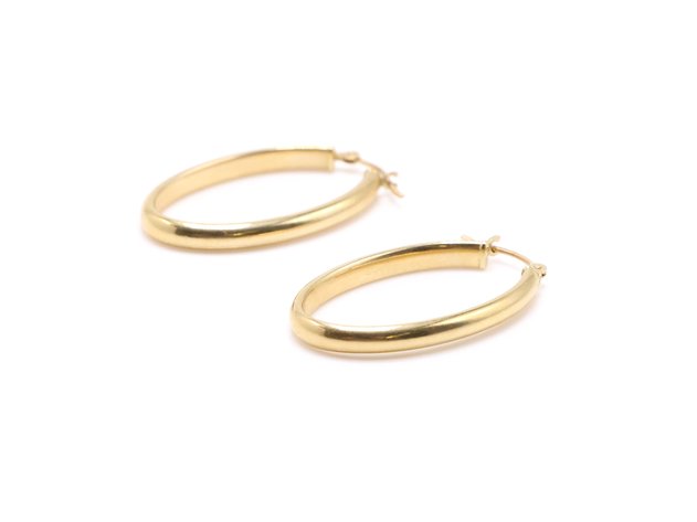 Image for 14k YG Hoop Earrings