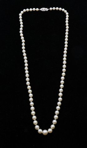 Image for 14k WG Pearl Necklace
