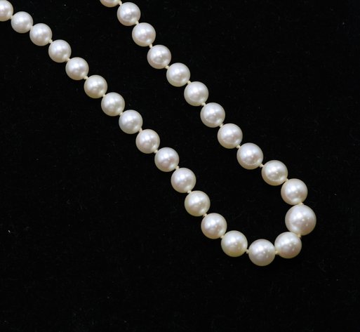 Image for 14k WG Pearl Necklace