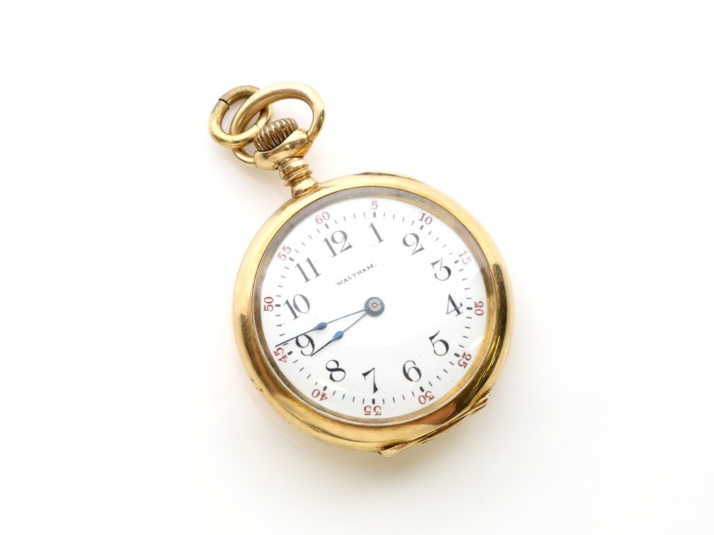 Image for 14k YG Waltham Pocket Watch