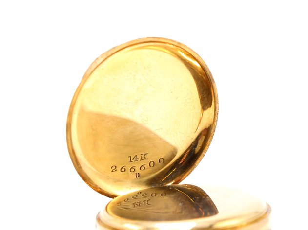 Image for 14k YG Waltham Pocket Watch
