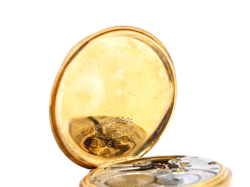 Image for 14k YG Waltham Pocket Watch