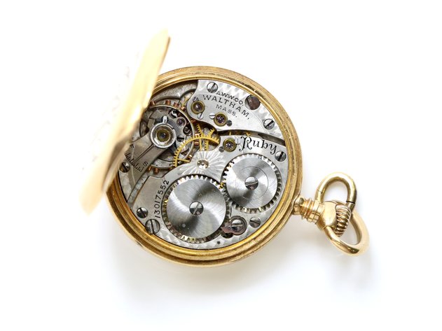 Image for 14k YG Waltham Pocket Watch
