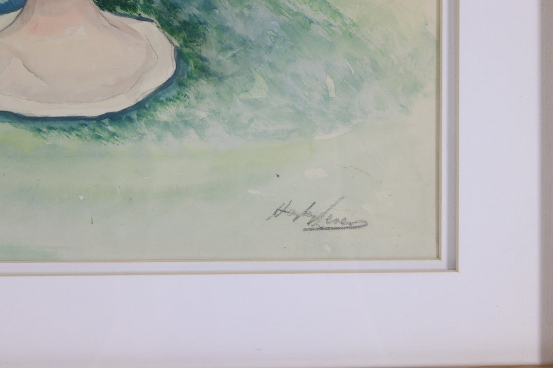 Image for Watercolor, signed
