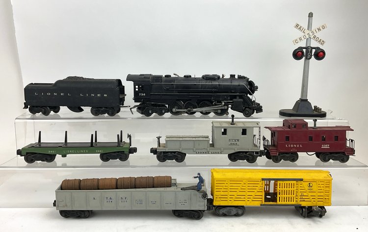 Image for Lionel Steam Engine and Train Cars
