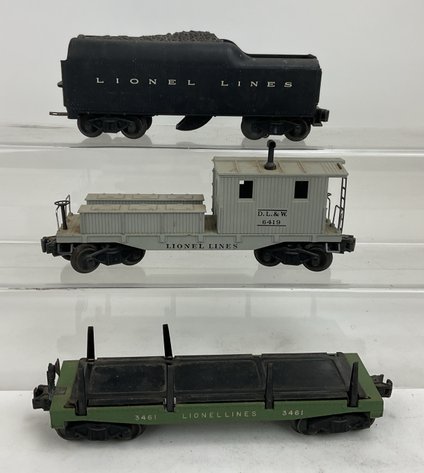 Image for Lionel Steam Engine and Train Cars