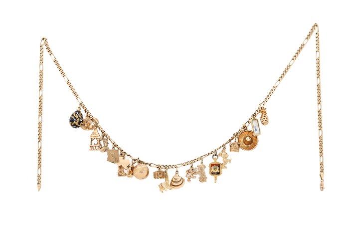 Image for 14K YG Charm Necklace