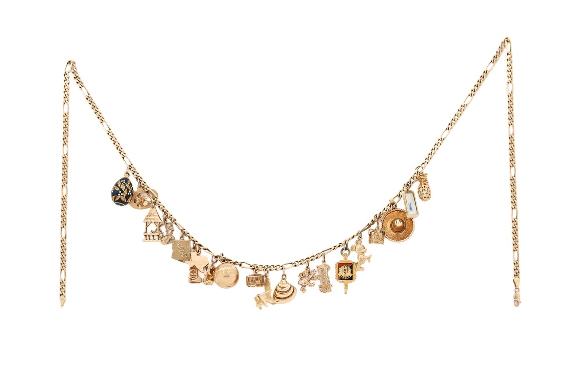 Image for 14K YG Charm Necklace