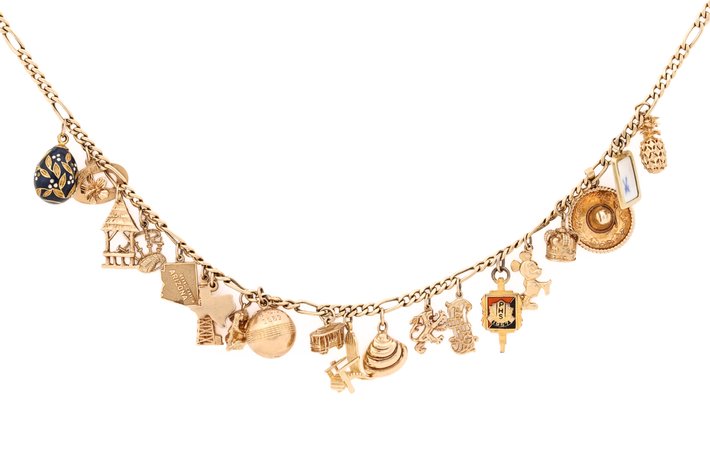 Image for 14K YG Charm Necklace