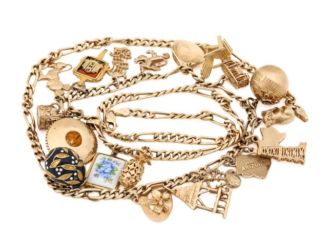Image for 14K YG Charm Necklace