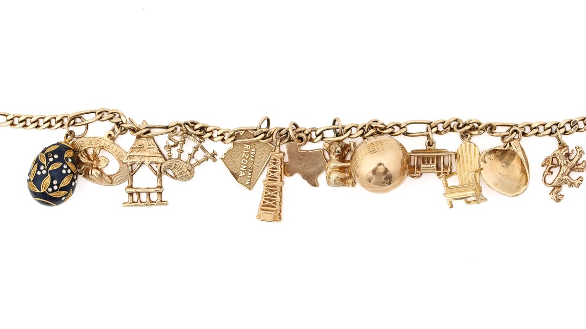 Image for 14K YG Charm Necklace