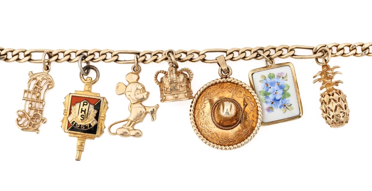 Image for 14K YG Charm Necklace
