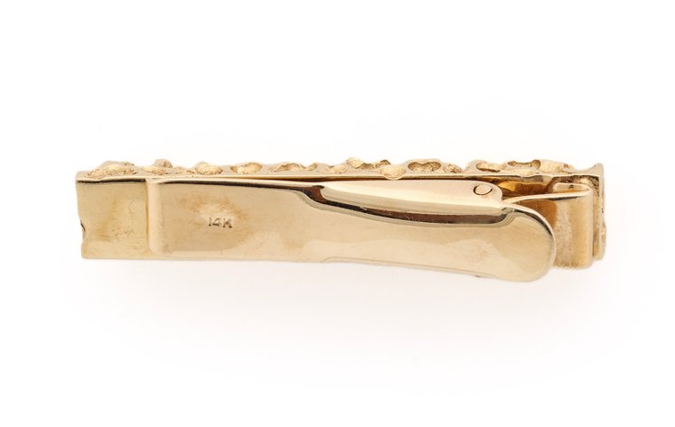Image for 14K YG Star Sapphire Tie Bar