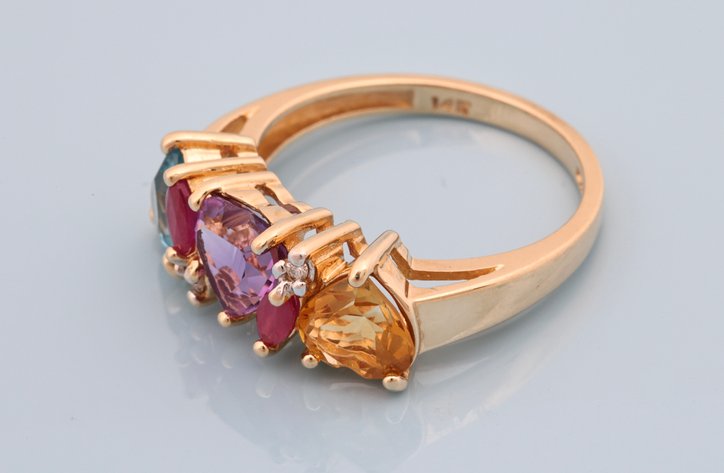 Image for 14K YG Gemstone Ring