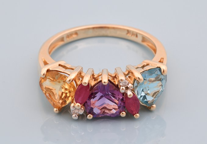 Image for 14K YG Gemstone Ring