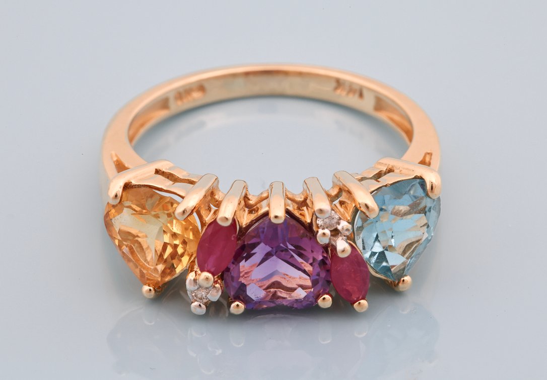 Image for 14K YG Gemstone Ring