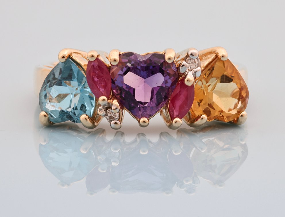 Image for 14K YG Gemstone Ring
