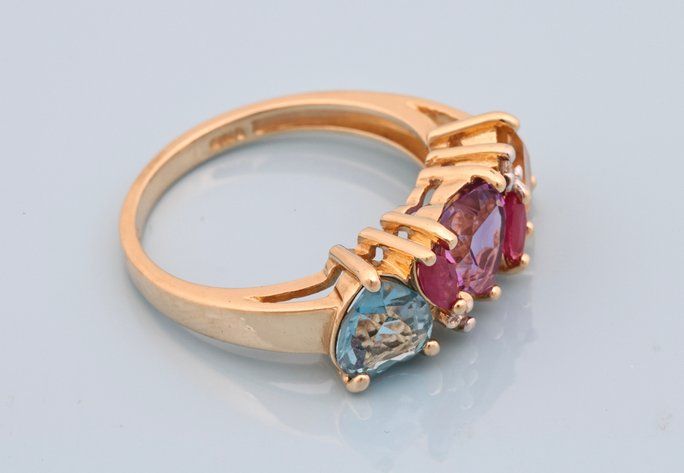 Image for 14K YG Gemstone Ring