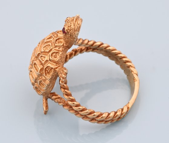 Image for 14k YG Ruby Ring