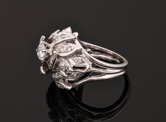 Image for 14k WG Diamond Ring