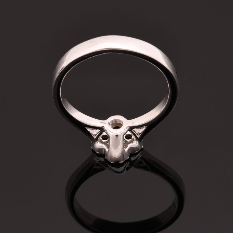 Image for 14K WG Sapphire & Diamond Ring