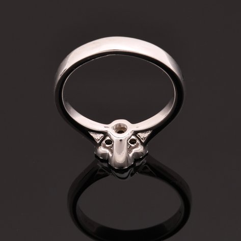 Image for 14K WG Sapphire & Diamond Ring
