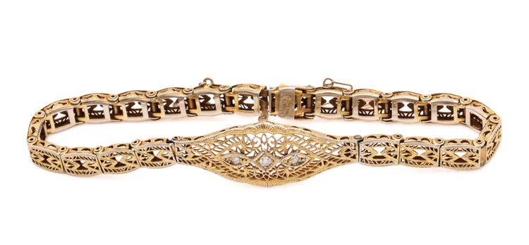 Image for 14k YG/WG Bracelet