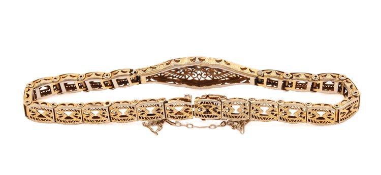 Image for 14k YG/WG Bracelet