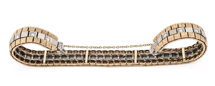 Image for 14k YG/WG Diamond Bracelet