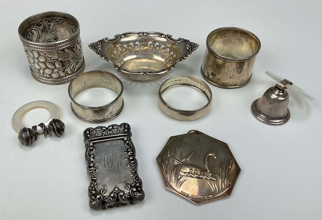 Sterling Silver Tablewares and Vintage Accessories