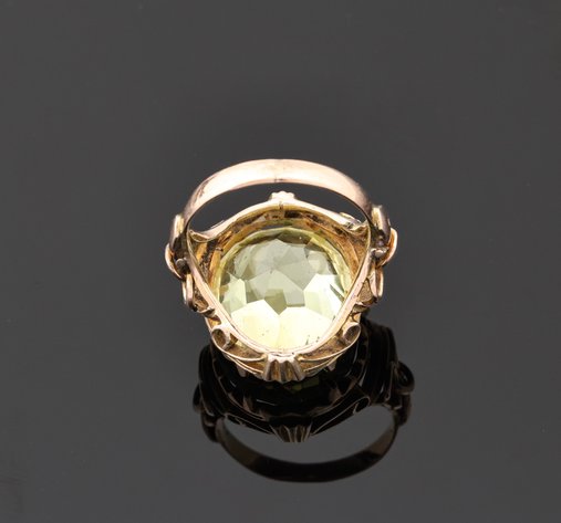 Image for 14k YG Yellow Sapphire Ring