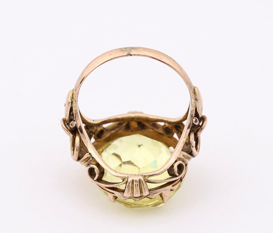 Image for 14k YG Yellow Sapphire Ring