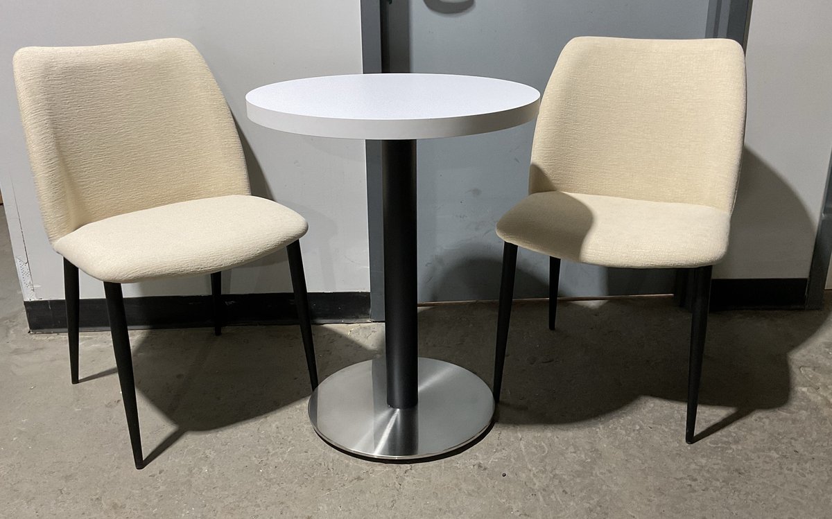 Round Cafe Table and Chairs