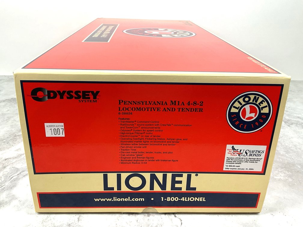 Image for Lionel O-Gauge Pennsylvania M1A Set
