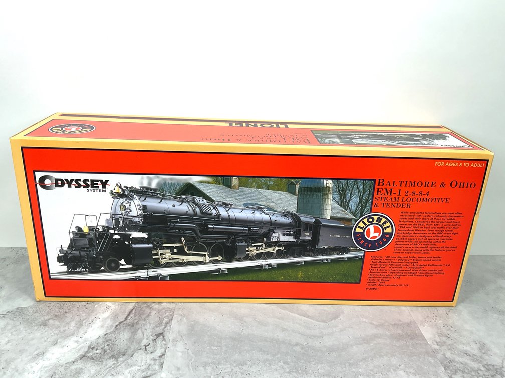 Image for Lionel B&O EM-1 2-8-8-4 Steam Set