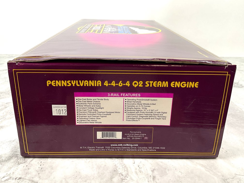 Image for M.T.H. Pennsylvania 4-4-6-4 Q2 Steam Engine