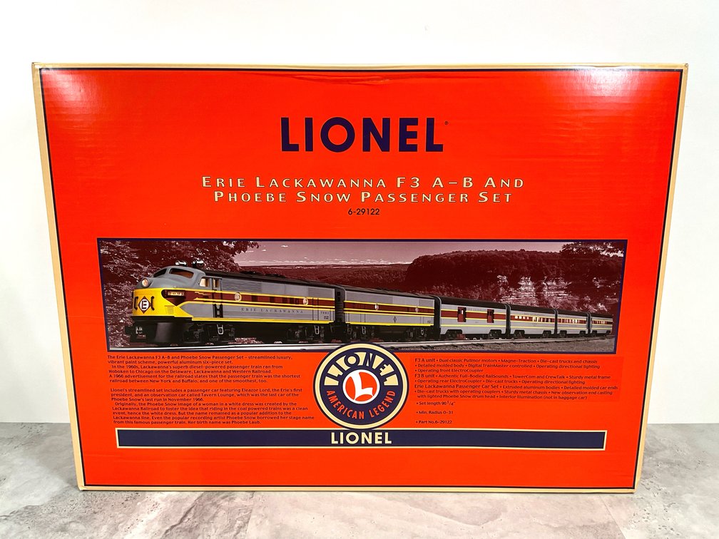 Image for Lionel 6-29122 Erie Lackawanna Passenger Set