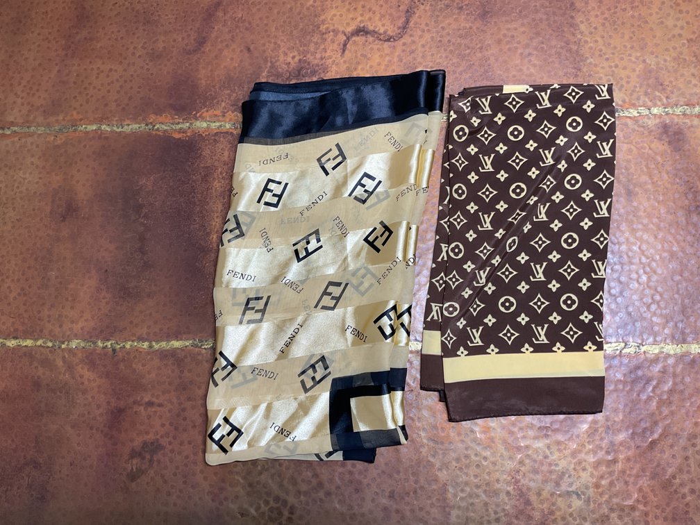 Designer Style Silk Scarves