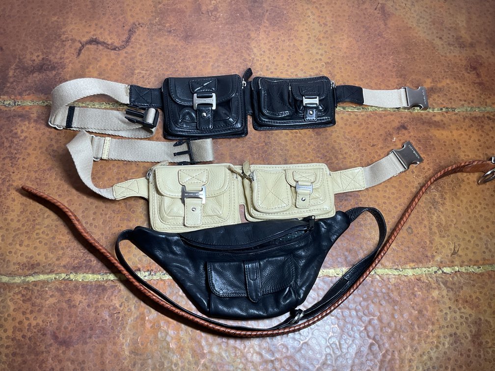 Michael Kors, Kenneth Cole, and Coach Style Leather Accessories