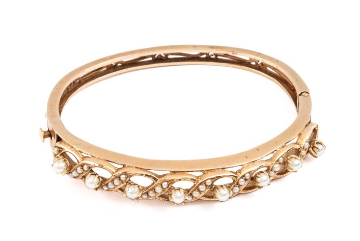Image for 14K YG Pearl Bracelet